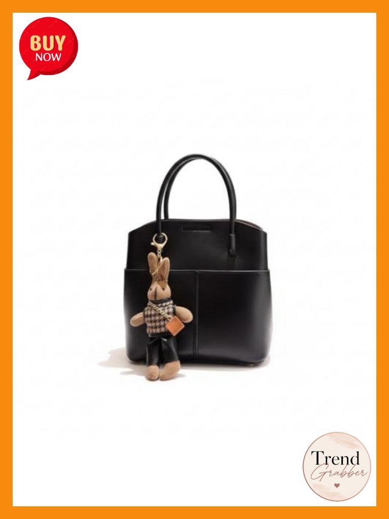 Pu Leather Crossbody Bag Bucket Handbag Hobo Shoulder Bag With Adjustable Strap